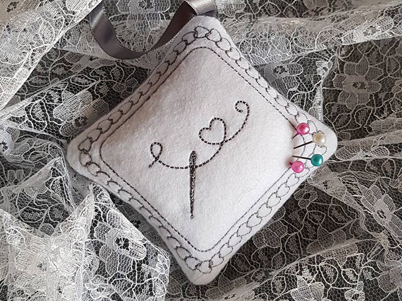 Nadelkissen NähLiebe - ITH-Stickdatei